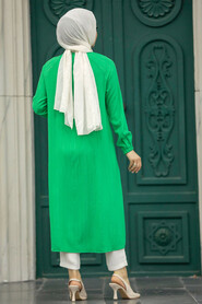  Green Muslim Tunic 4441Y - 3
