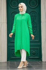  Green Muslim Tunic 4441Y - 1