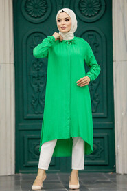  Green Muslim Tunic 4441Y - 2