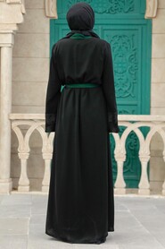  Green Plus Size Abaya 55440Y - 4