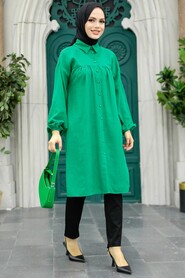  Green Plus Size Tunic 24511Y - 2
