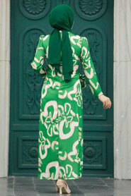  Green Women Dress 5939Y - 3
