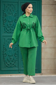  Green Women Dual Suit 7112Y - 2