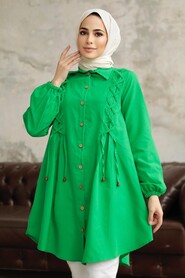  Green Women Tunic 1141Y - 1