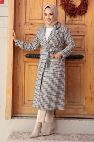  Grey High Quality Coat 5956GR - 2