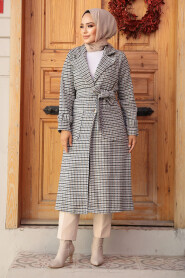  Grey High Quality Coat 5956GR - 3