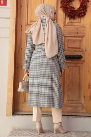  Grey High Quality Coat 5956GR - 4