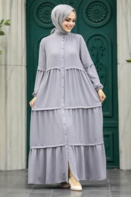  Grey High Quality Dress 5850GR - 1