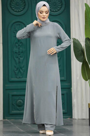  Grey Modest Dual Suit 21021GR - 3
