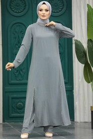  Grey Modest Dual Suit 21021GR - 1