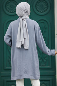  Grey Modest Tunic 21032GR - 3