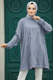  Grey Modest Tunic 21032GR - 2