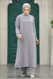  Grey Plus Size Dual Suit 65874GR - 3