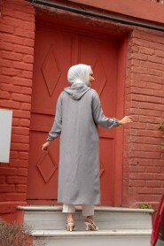  Grey Women Coat 511GR - 4