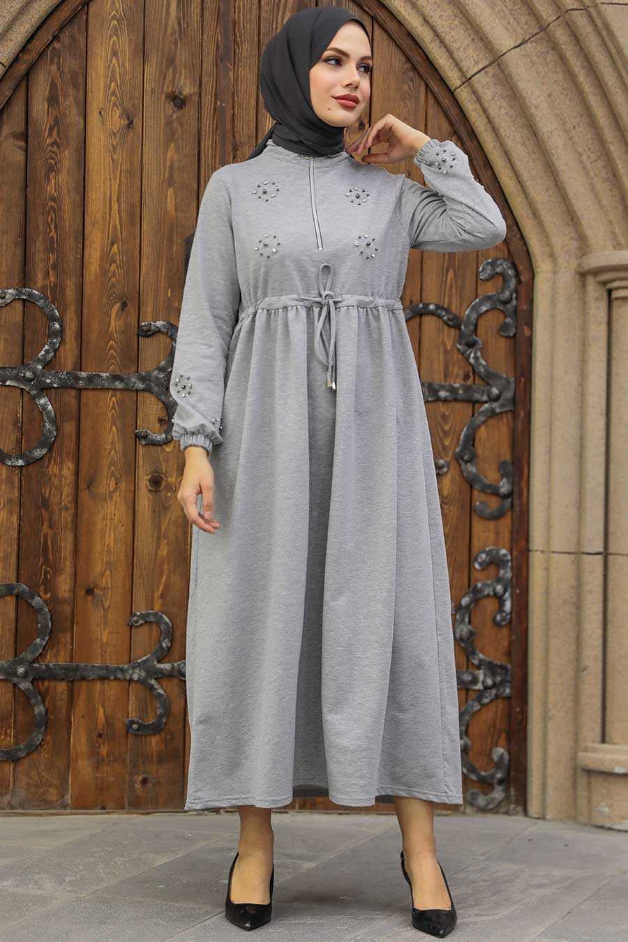  Grey Women Dress 1372GR