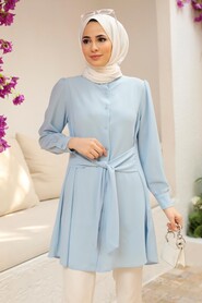  İce Blue Modest Tunic 5691BZM - 3