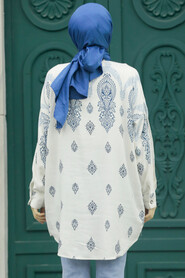  İndigo Blue High Quality Tunic 32541IM - 3