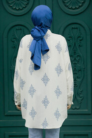  İndigo Blue High Quality Tunic 32542IM - 3