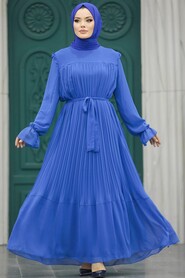  İndigo Blue Islamic Clothing Dress 51634IM - 1