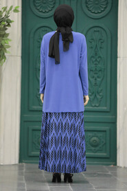  İndigo Blue Islamic Clothing Dual Suit 41631IM - 3