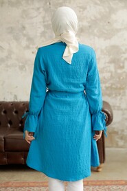  İndigo Blue Islamic Clothing Shirt 11261IM - 4