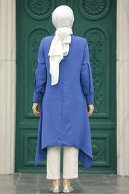  İndigo Blue Islamic Clothing Tunic 615IM - 2