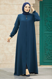  İndigo Blue Islamic Clothing Turkish Abaya 63001IM - 1