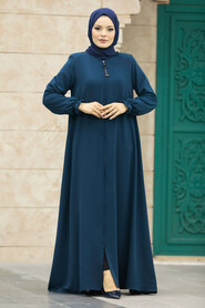  İndigo Blue Islamic Clothing Turkish Abaya 63001IM - 3
