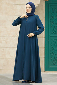  İndigo Blue Islamic Clothing Turkish Abaya 63001IM - 2