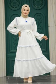  İndigo Blue Long Dress 13471IM - 2