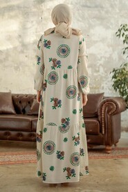  İndigo Blue Long Dress 17512IM - 3