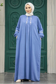  İndigo Blue Long Dress 89571IM - 1