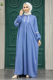  İndigo Blue Long Dress 89571IM - 2