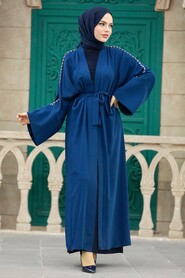  İndigo Blue Modest Abaya 362100IM - 1