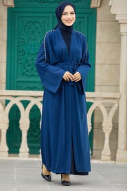  İndigo Blue Modest Abaya 362100IM - 3