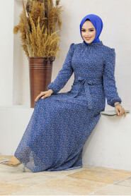  İndigo Blue Modest Dress 279311IM - 2