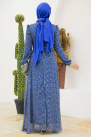  İndigo Blue Modest Dress 279311IM - 4