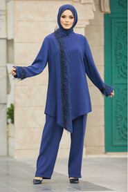  İndigo Blue Modest Dual Suit 40025IM - 3