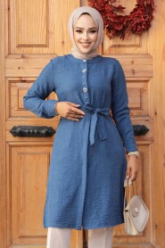  İndigo Blue Modest Tops 658IM - 2
