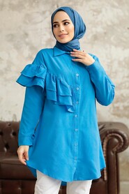  İndigo Blue Modest Tunic 11191IM - 1