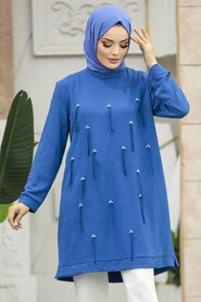 İndigo Blue Modest Tunic 21032IM - 1