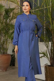  İndigo Blue Modest Tunic 645IM 