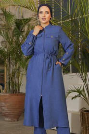  İndigo Blue Modest Tunic 645IM - 2