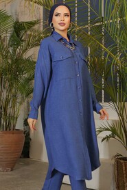  İndigo Blue Modest Tunic 660IM - 2