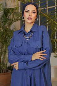 İndigo Blue Modest Tunic 660IM - 3