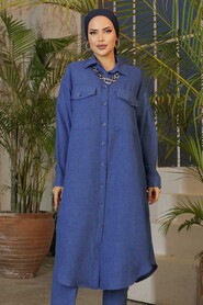  İndigo Blue Modest Tunic 660IM - 1