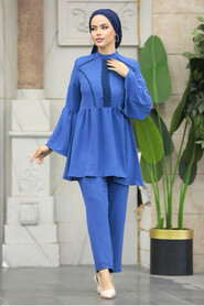  İndigo Blue Muslim Dual Suit 6250IM - 2
