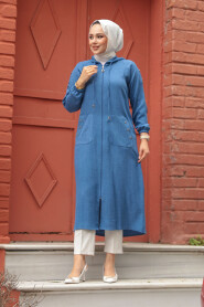  İndigo Blue Women Coat 511IM - 2