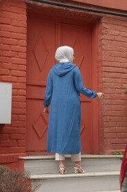  İndigo Blue Women Coat 539IM - 3