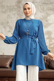  İndigo Blue Women Tunic 41221IM - NEVA STYLE
